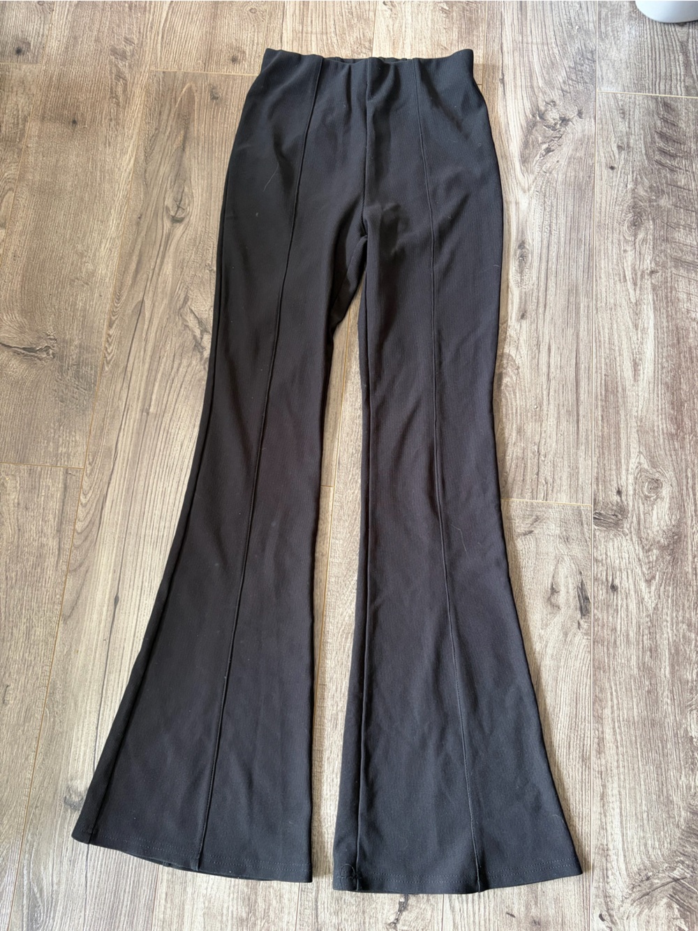 3/$30 Wet Seal Black Super High Rise Flare Dress Pants
